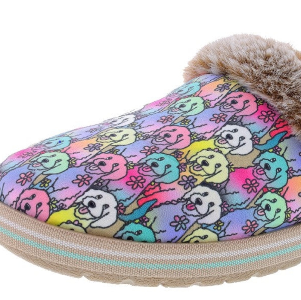 Skechers Bob's Women's Too Cozy Winter Howl Memory Foam Slippers